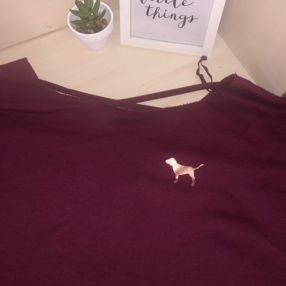 PINK Criss Cross Back Sweater